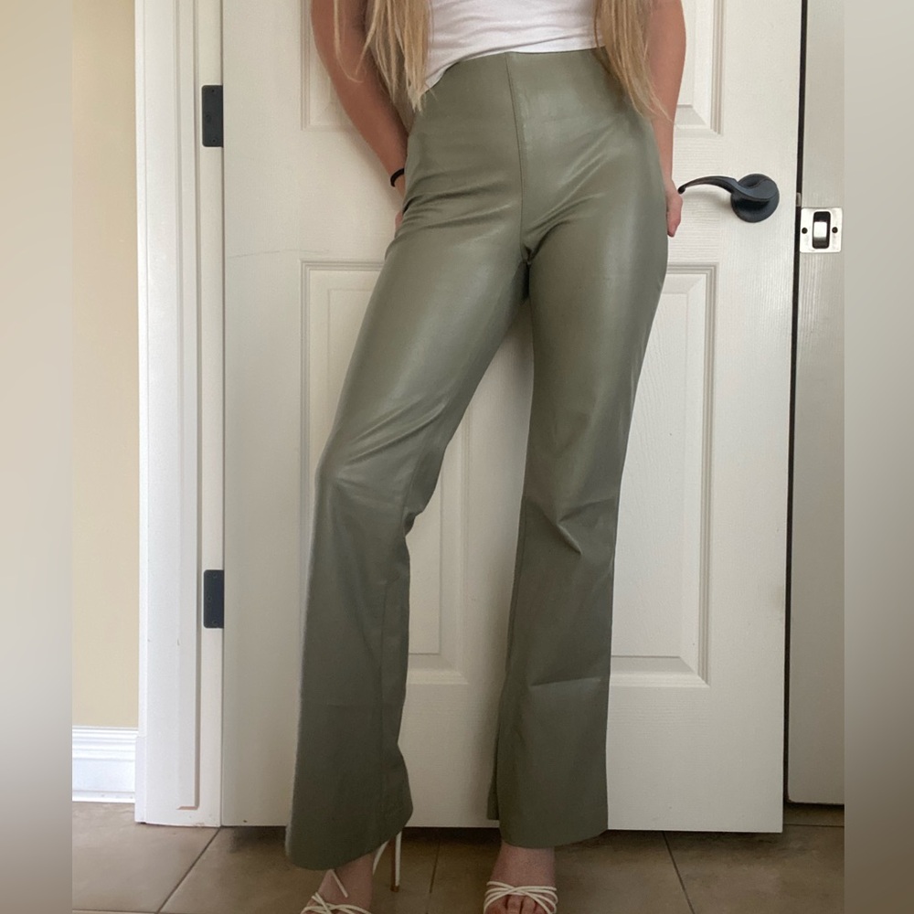 Wilfred Sage Faux Leather Pants
